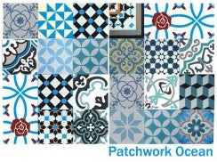 Patchwork Ocean Blue