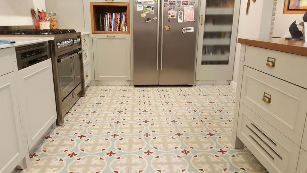 Kitchen Cement Tiles