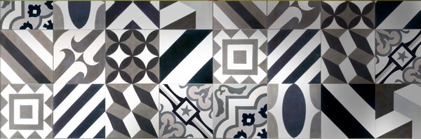 Patchwork Black White