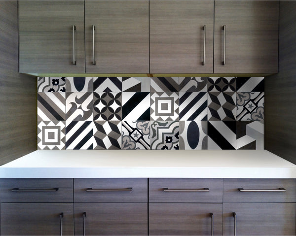Patchwork Black White