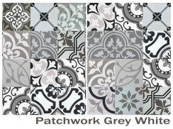 Patchwork Grey White