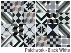 Patchwork Black White